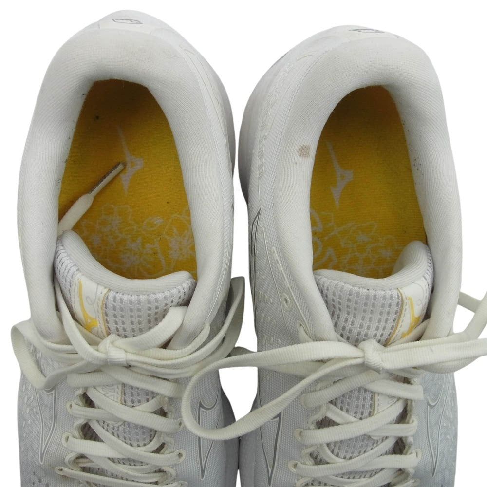 Mizuno ミズノ FLV0821 WAVE RIDER 25 HONOLULU ウェーブライダー 25 ホノルル限定 ランニングシューズ ホワイト系 26.5cm【中古】