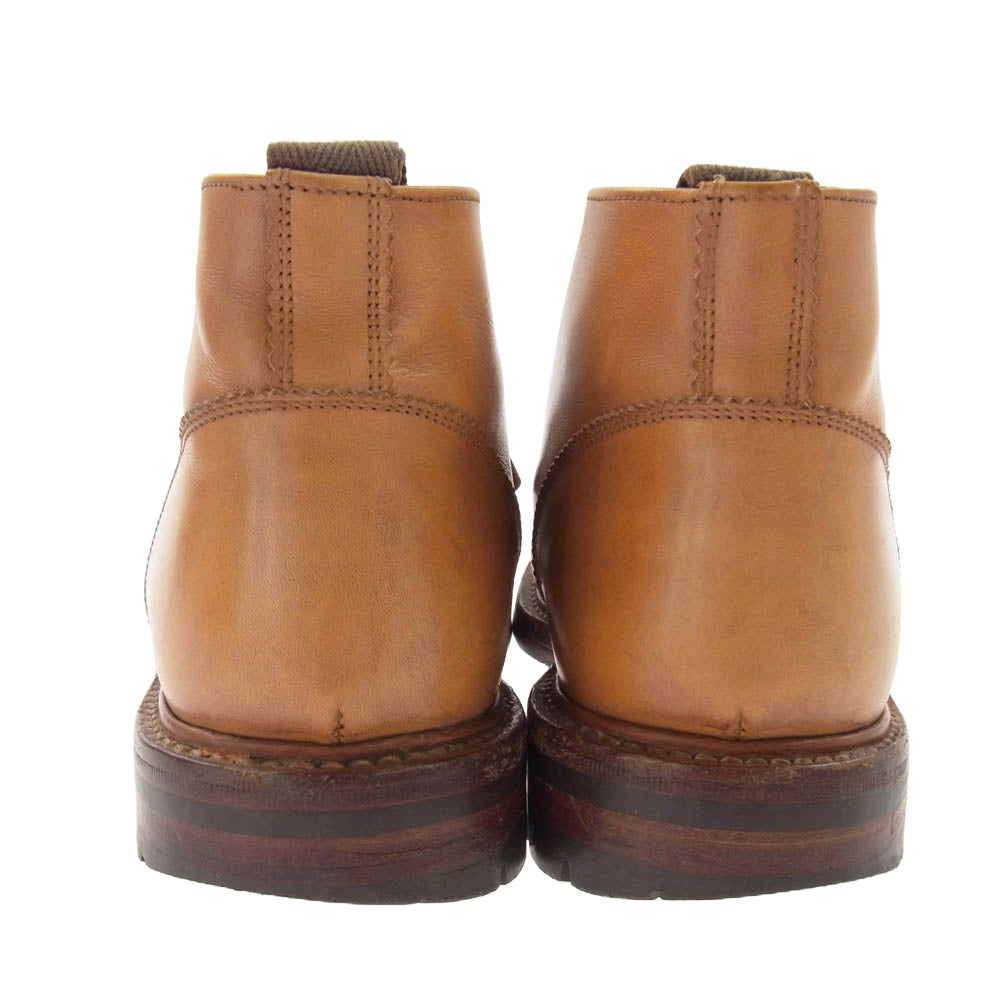 Tricker's トリッカーズ M6077 Monkey Boots モンキーブーツ レザー レースアップ ブーツ シューズ ブラウン系 ベージュ系 実寸25.5cm【中古】 Tricker's トリッカーズ M6077 Monkey Boots モンキーブーツ レザー