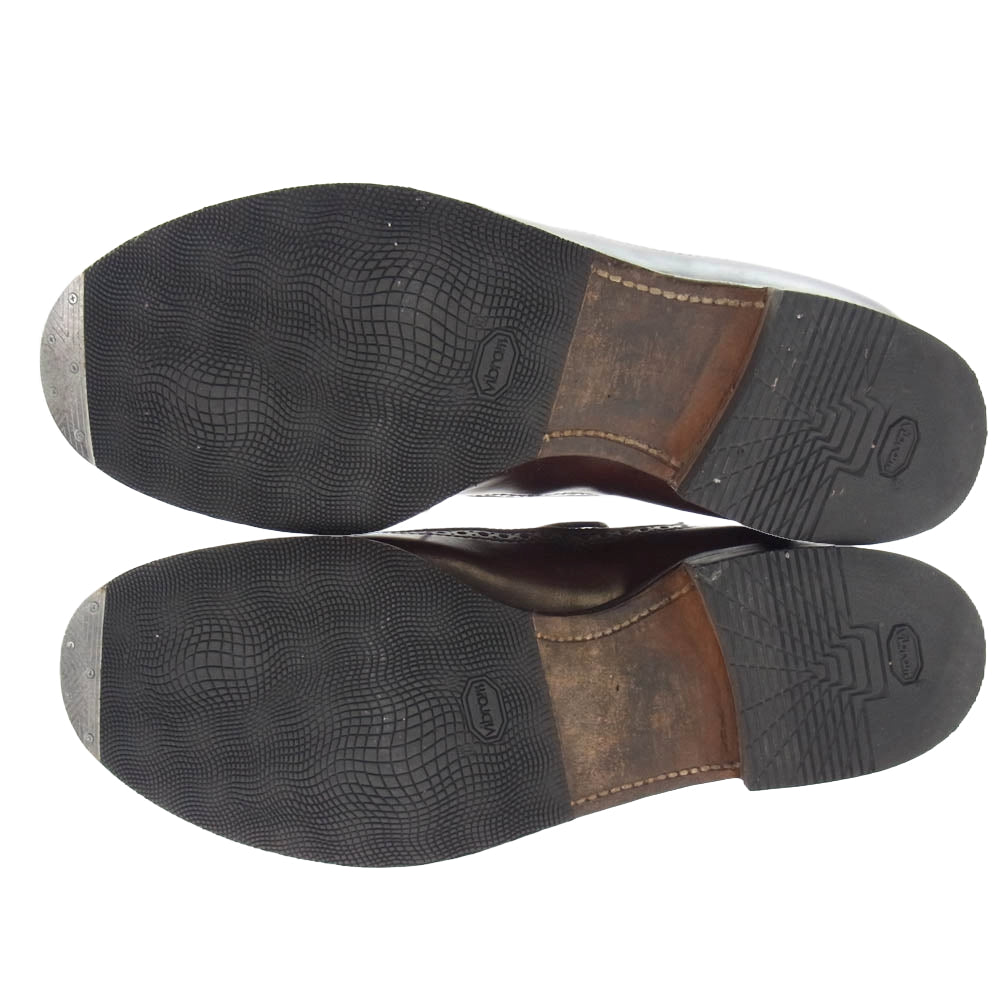 ALDEN オールデン 58806 モディファイド クロムエクセル 純正シューツリー付属 ロングウィングチップ レザー シューズ ダークブラウン系 8.5D【中古】