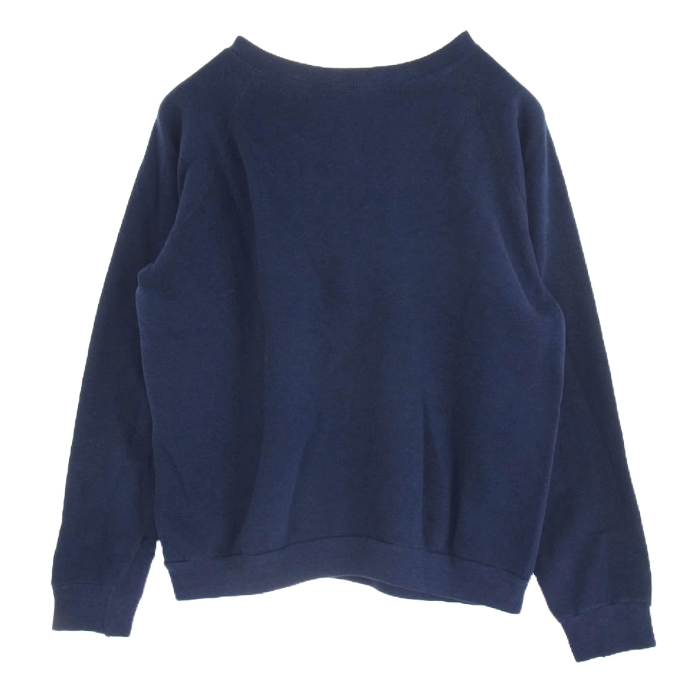 ヴィンテージ ヴィンテージ RAGU ラグーソース 企業ロゴ プリント スウェット ネイビー系【中古】