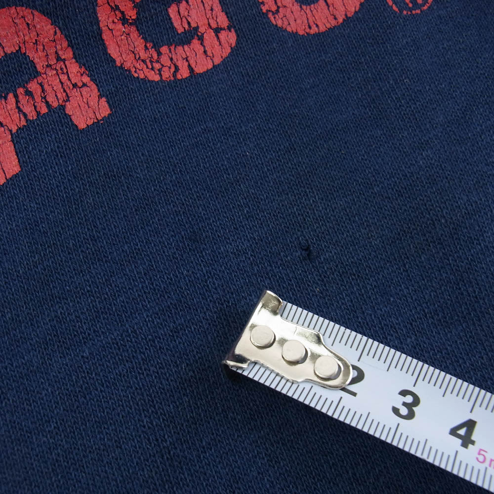 ヴィンテージ ヴィンテージ RAGU ラグーソース 企業ロゴ プリント スウェット ネイビー系【中古】