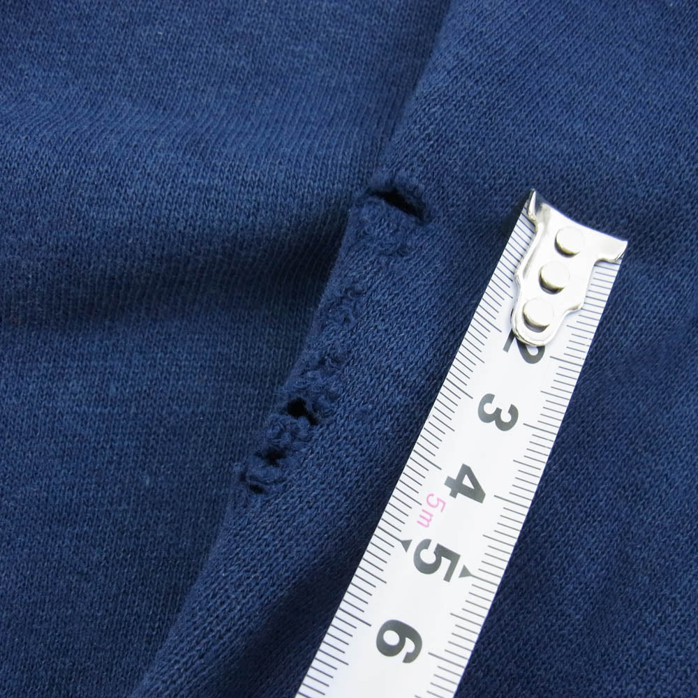 ヴィンテージ ヴィンテージ RAGU ラグーソース 企業ロゴ プリント スウェット ネイビー系【中古】