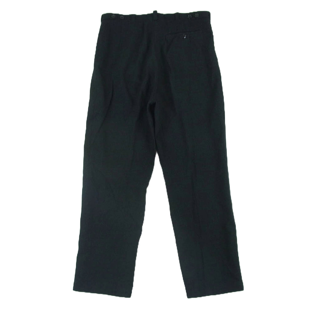 ヴィンテージ ヴィンテージ 1 タック テーパード スラックス パンツ ブラック系 サイズ表記なし【中古】