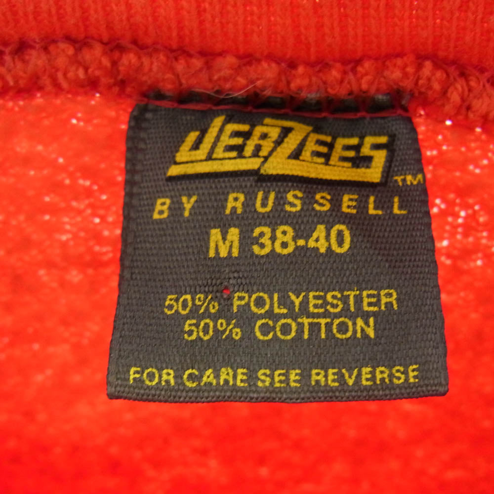 ヴィンテージ 70's Jerzees BY RUSSELL タグ チーム スウェット レッド系 M【中古】