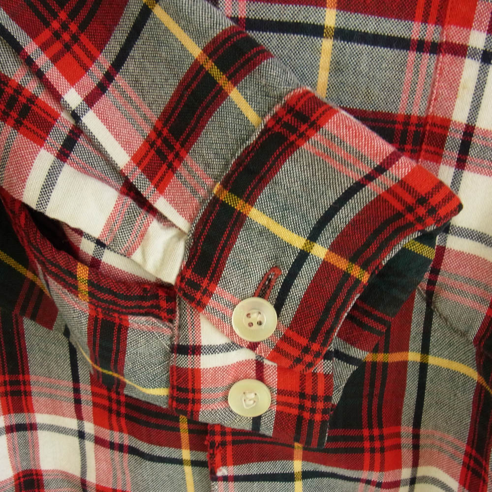 ヴィンテージ 60's～70's チェック柄 シャツ 長袖 マルチカラー系【中古】
