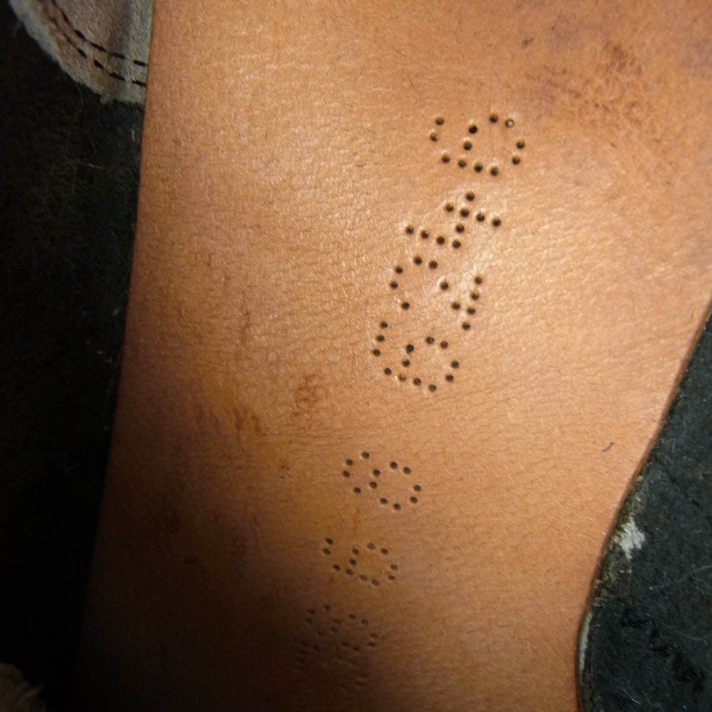 ヴィンテージ 60s 70s ドイツ軍 ジャーマントレーナー スニーカー ブラック系 38【中古】