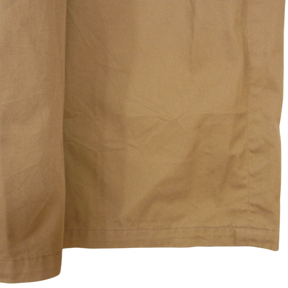 グランマ ママ ドーター GK001-160429 チノクロス ワイド プリーツ スカート ブラウン系  0 【中古】