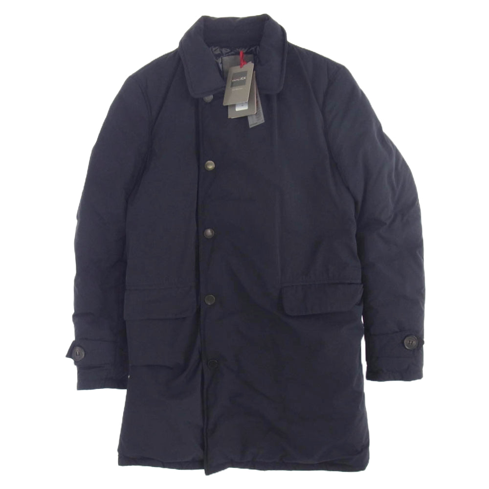 DUVETICA デュベティカ TERAMBO ダウン ステンカラー コート ダウンコート ネイビー系 S【中古】