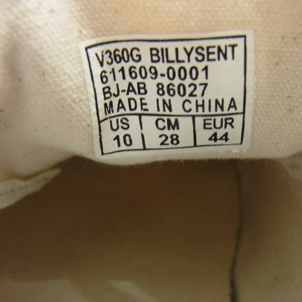 VANS バンズ V360G BILLYSENT × BILLY'S BILLYSENT OLD SKOOL ビリーズ別注 オールドスクール ローカット スニーカー オフホワイト系 ブラウン系 28cm【中古】