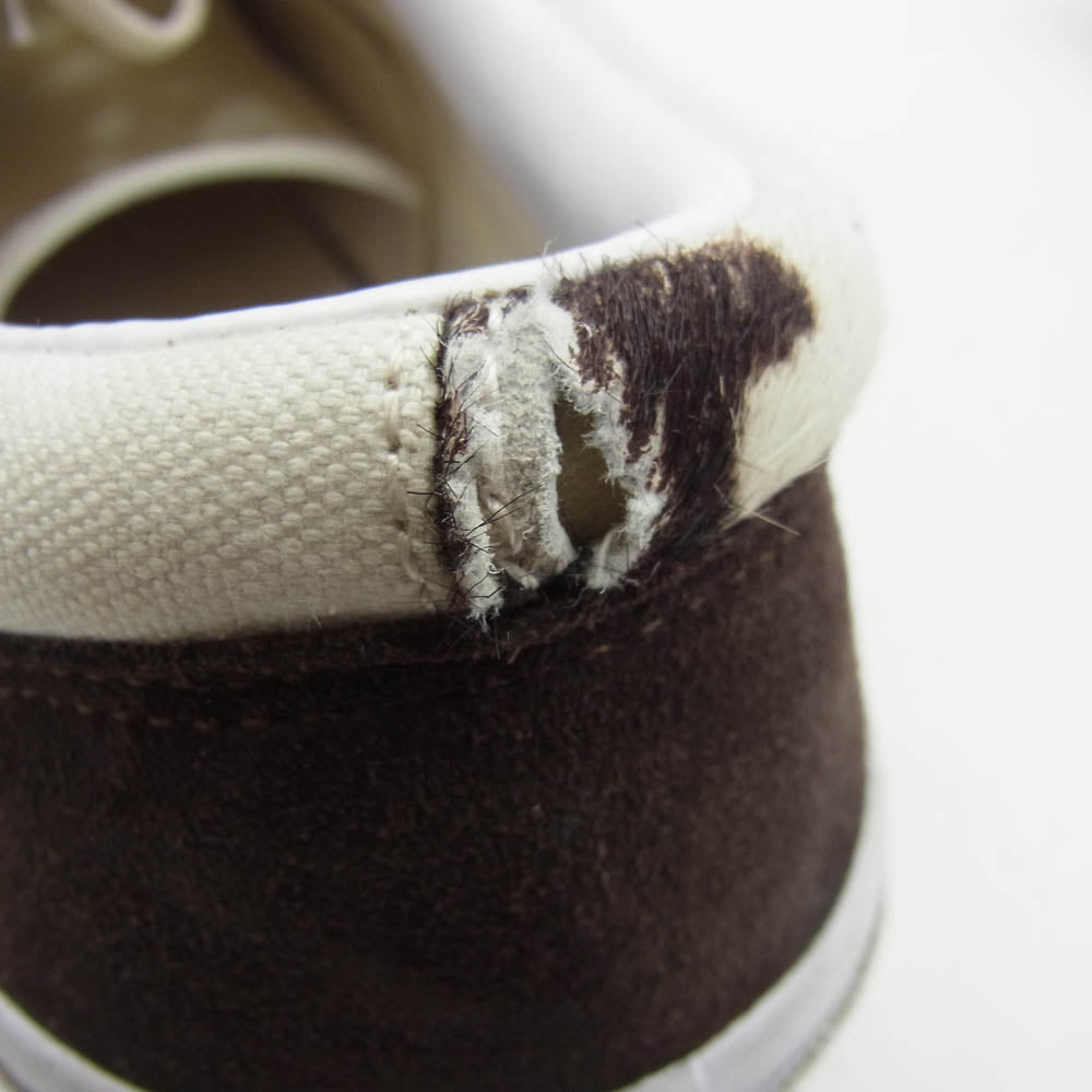 VANS バンズ V360G BILLYSENT × BILLY'S BILLYSENT OLD SKOOL ビリーズ別注 オールドスクール ローカット スニーカー オフホワイト系 ブラウン系 28cm【中古】