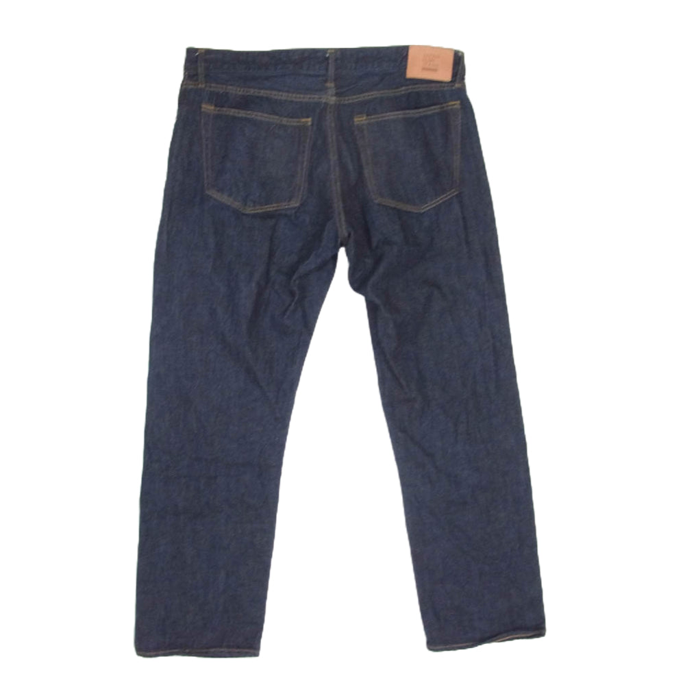 JAPAN BLUE JEANS ジャパンブルージーンズ Lot.001 ジップフライ レッドライン 赤耳 ストレート ストレッチ デニム パンツ インディゴブルー系 36【中古】