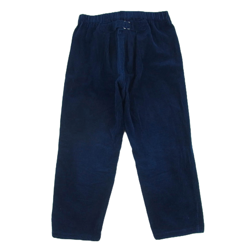 POST OVERALLS ポストオーバーオールズ 3315-WCI E-Z Lax 4 widewale cords indigo インディゴ コーデュロイ パンツ ネイビー系 L【中古】