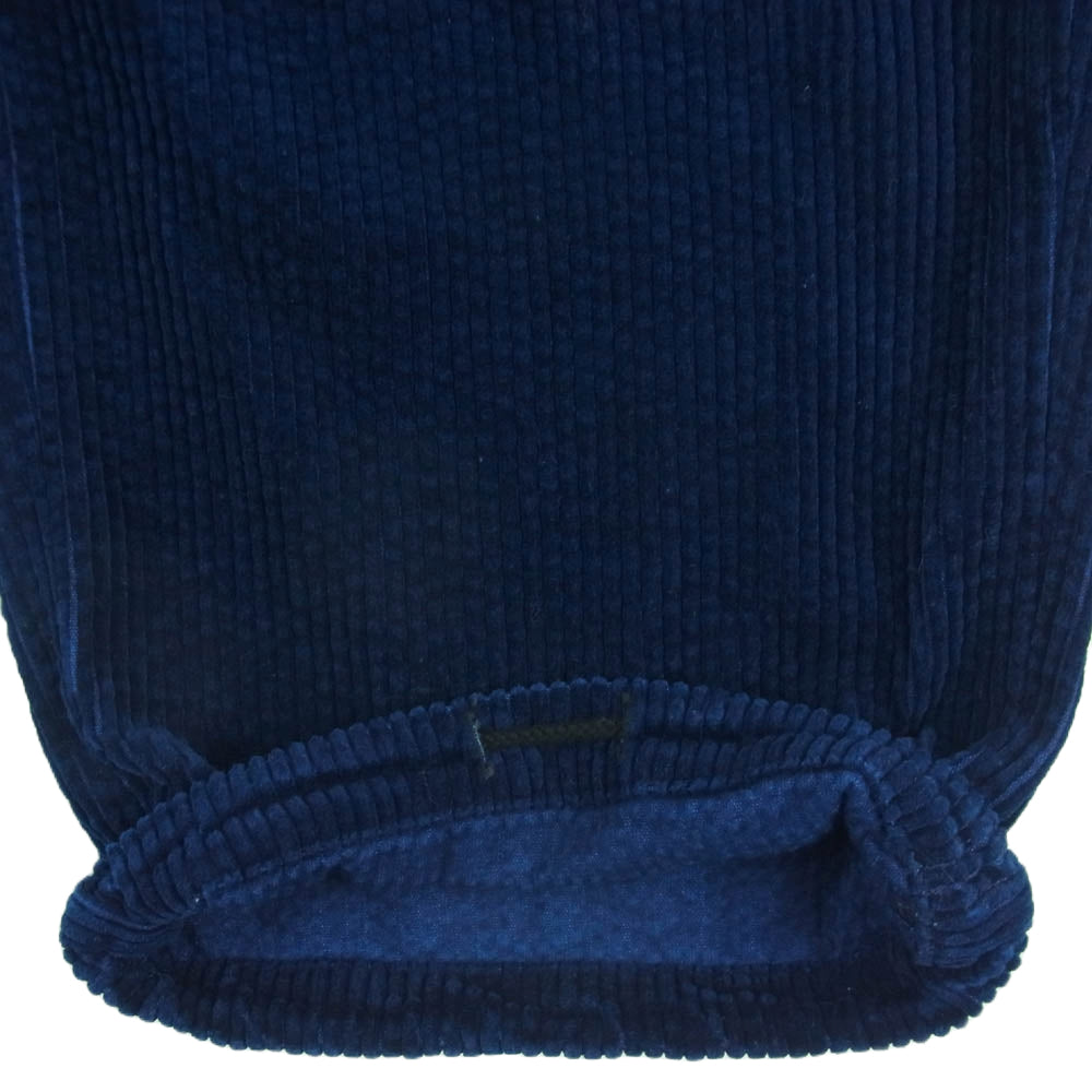 POST OVERALLS ポストオーバーオールズ 3315-WCI E-Z Lax 4 widewale cords indigo インディゴ コーデュロイ パンツ ネイビー系 L【中古】