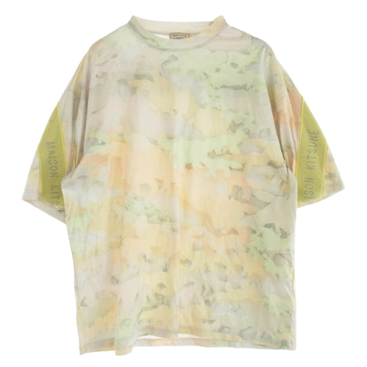 メゾンキツネ フォックス ロゴ マルチカラー 半袖 Tシャツ マルチカラー系 M【中古】