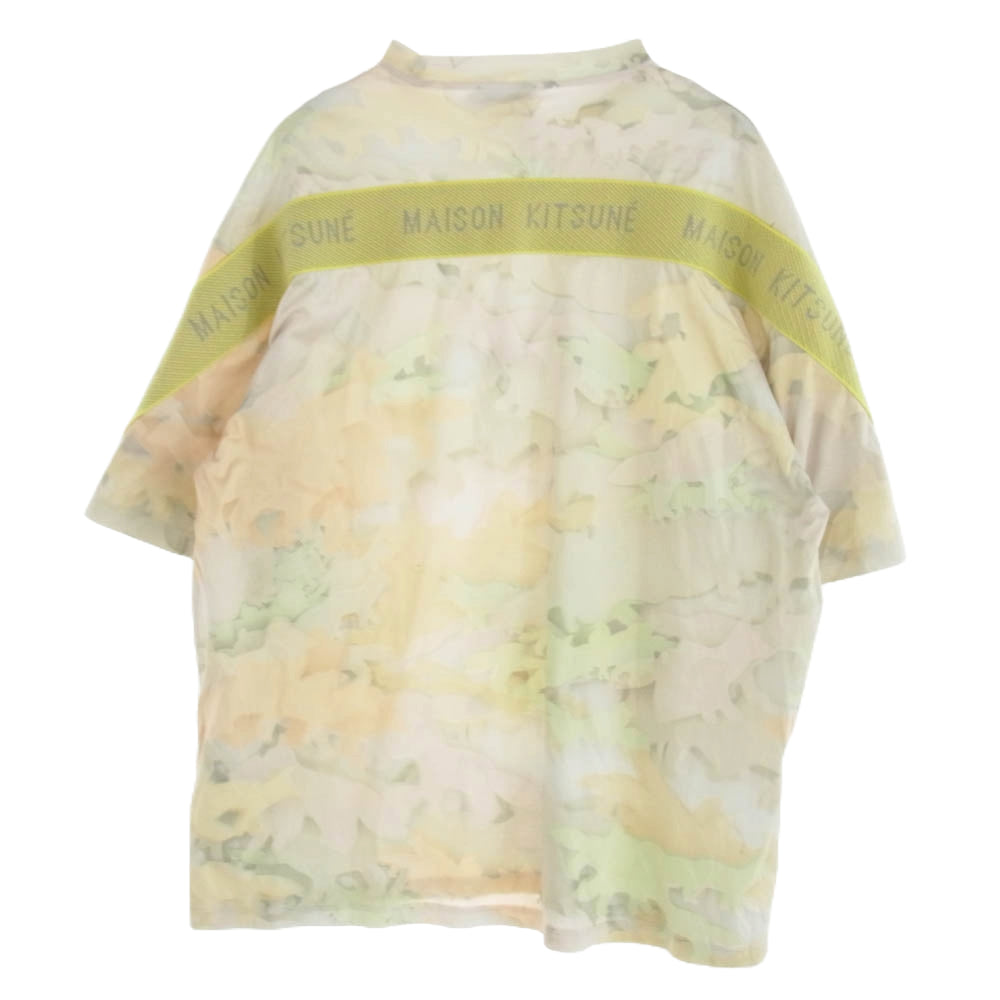 メゾンキツネ フォックス ロゴ マルチカラー 半袖 Tシャツ マルチカラー系 M【中古】
