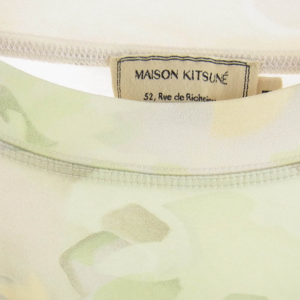 メゾンキツネ フォックス ロゴ マルチカラー 半袖 Tシャツ マルチカラー系 M【中古】