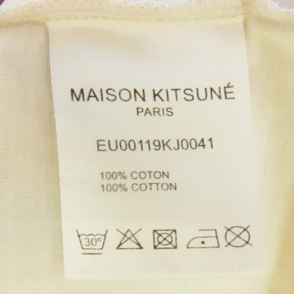 メゾンキツネ フォックス ロゴ マルチカラー 半袖 Tシャツ マルチカラー系 M【中古】