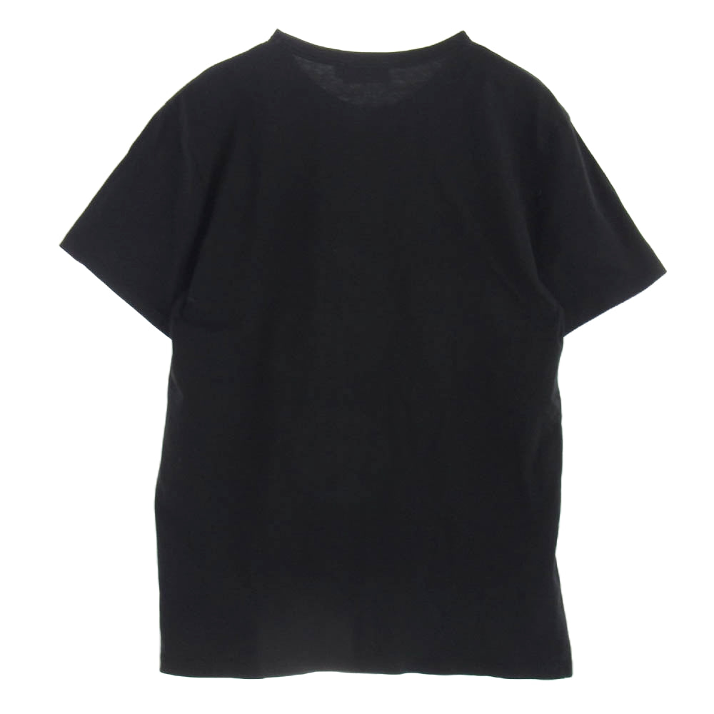 メゾンキツネ Kool Fox Tshirt ロゴ 半袖 Tシャツ カットソー ブラック系 L【中古】