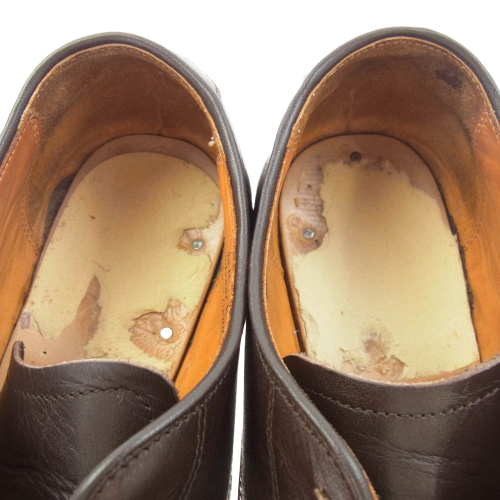 ブラザーブリッジ BBB-234001 FRANKLIN プレーントゥ ダービー シューズ ダークブラウン系 7.5【中古】