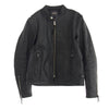 KADOYA カドヤ k's leather シングルライダースジャケット ブラック系 L【中古】