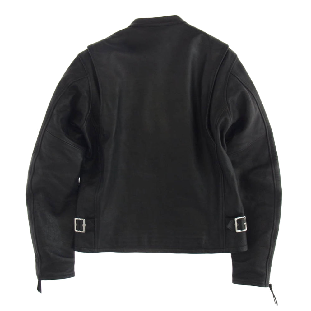 KADOYA カドヤ k's leather シングルライダースジャケット ブラック系 L【中古】