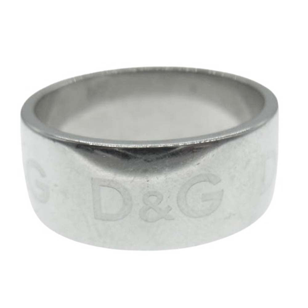 DOLCE&GABBANA ドルチェアンドガッバーナ D&G DGロゴ リング シルバー系 17号【中古】