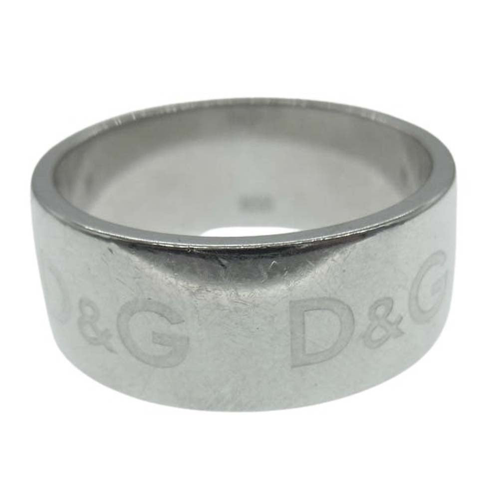 DOLCE&GABBANA ドルチェアンドガッバーナ D&G DGロゴ リング シルバー系 17号【中古】