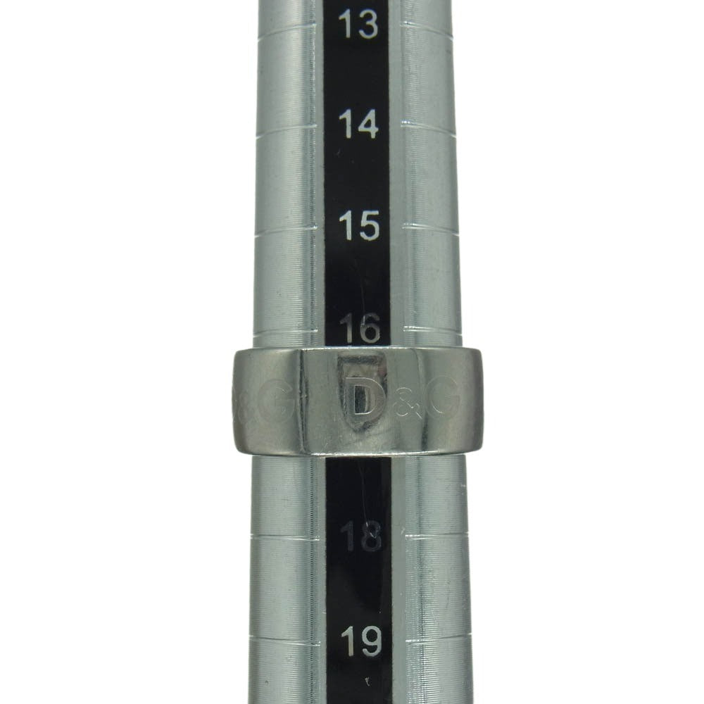 DOLCE&GABBANA ドルチェアンドガッバーナ D&G DGロゴ リング シルバー系 17号【中古】