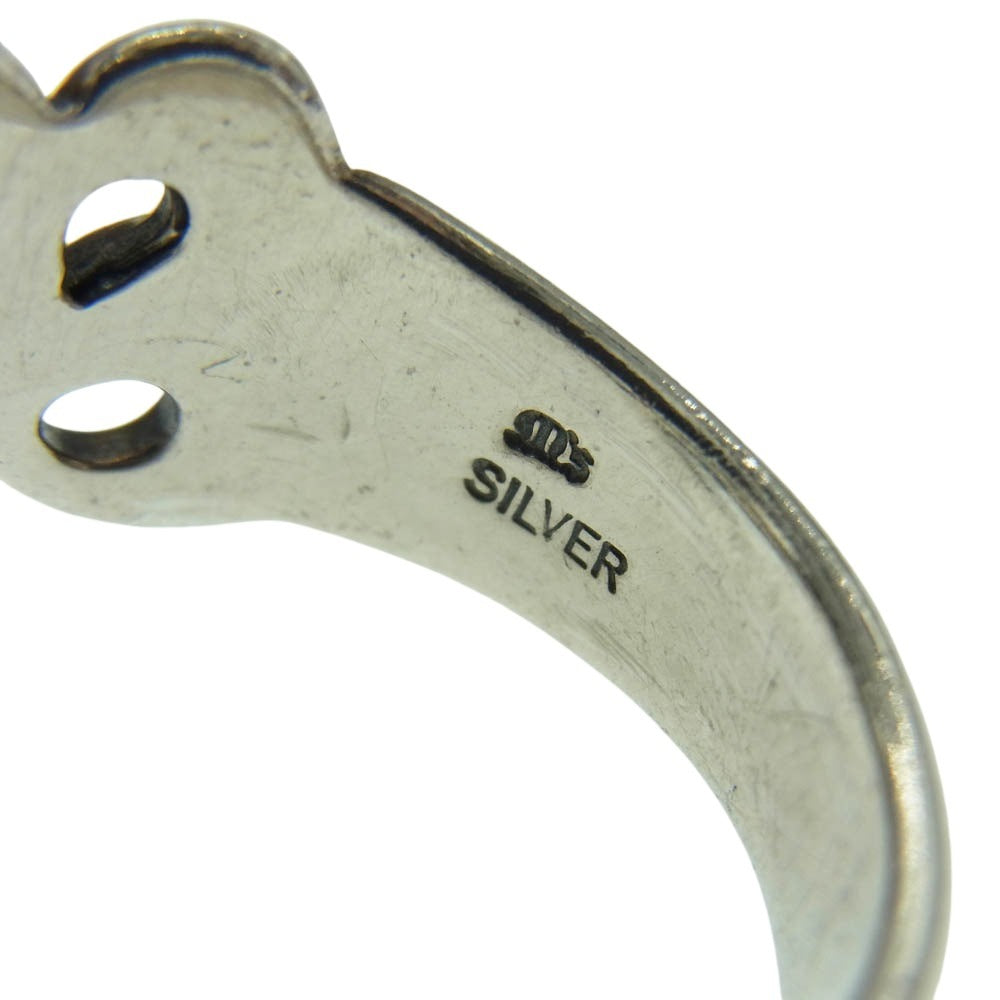 M'S COLLECTION エムズコレクション トライバル シルバー リング シルバー系 21号【中古】