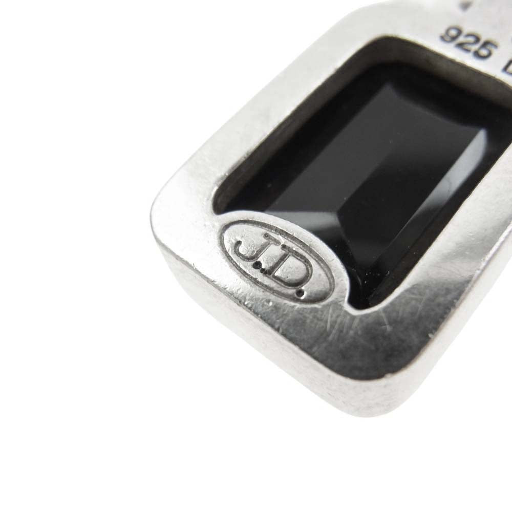 Justin Davis ジャスティンデイビス JNJ115 購入証明書付属 EMINEM エミネム ダイヤモンド オニキス ネックレス シルバー系【中古】