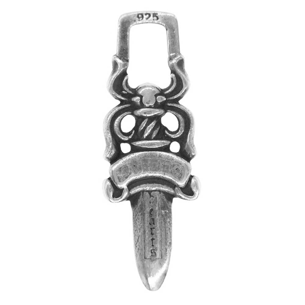 CHROME HEARTS クロムハーツ（原本無） #5 DAGGER ZIP1 ダガー ジップ ペンダント トップ シルバー系【中古】
