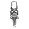 CHROME HEARTS クロムハーツ（原本無） #5 DAGGER ZIP1 ダガー ジップ ペンダント トップ シルバー系【中古】