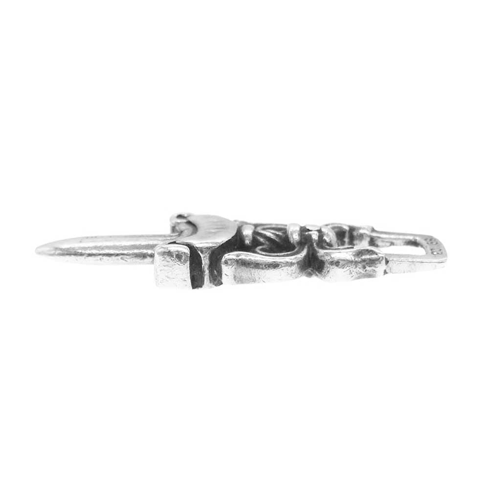 CHROME HEARTS クロムハーツ（原本無） #5 DAGGER ZIP1 ダガー ジップ ペンダント トップ シルバー系【中古】