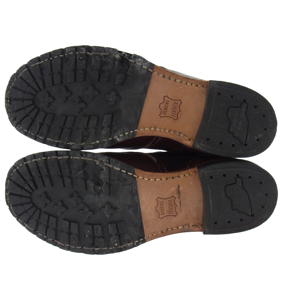 RED WING レッドウィング 9011 BECKMAN ベックマン レースアップ レザー ブーツ ワインレッド系 US7.5D【中古】