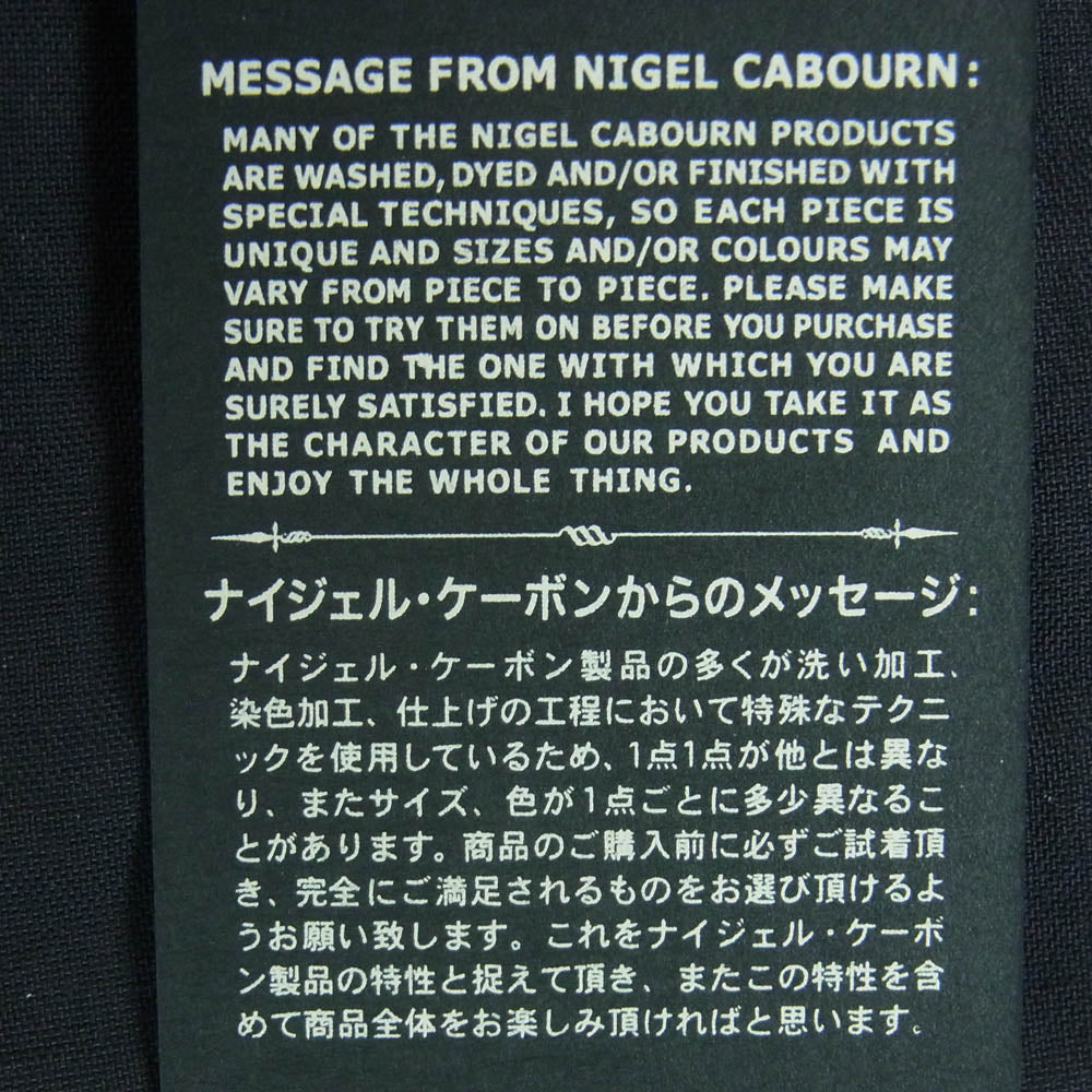 Nigel Cabourn ナイジェルケーボン 8049-00-50005 MOUNTAINEER PANT マウンテニア カーゴ パンツ ダークネイビー系 30【極上美品】【中古】