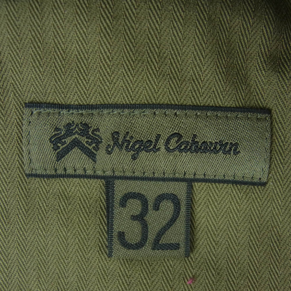 Nigel Cabourn ナイジェルケーボン 8047-00-50031 ARMY CARGO PANT ブリティッシュ アーミー カーゴ パンツ グレー系 32【中古】