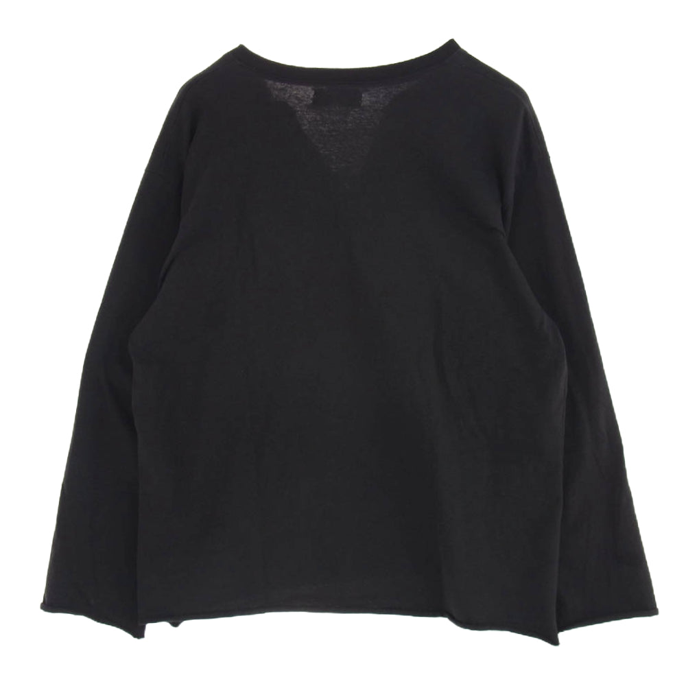 marka マーカ M23C-04CS01C SKIPPER TEE L/S スキッパー カットオフ カットソー ロングスリーブ Tシャツ チャコール系 SIZE 2【中古】