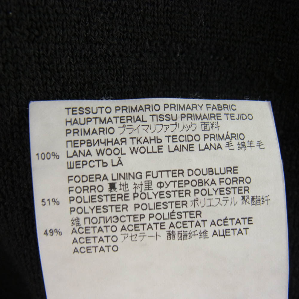MAISON MARGIELA メゾンマルジェラ 21AW S50HA1007 14ライン ダメージ加工 レイヤード ニット セーター ブラック系 XL【中古】