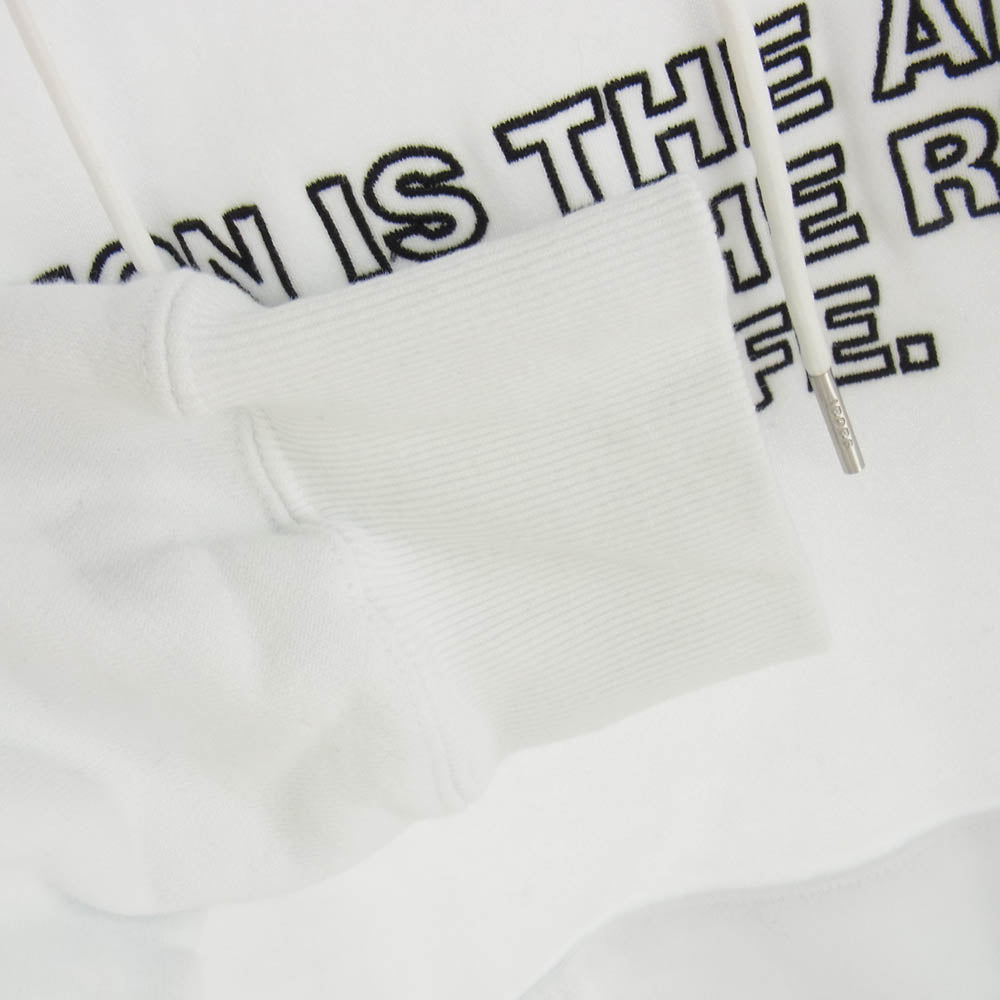 Sacai サカイ 2024年モデル 24-0892S Graphic Embroidery Hoodie グラフィックエンブロイダリー フーディ プルオーバー パーカー ホワイト ホワイト系 2【中古】