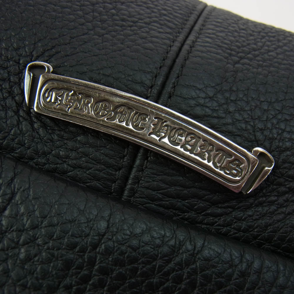 CHROME HEARTS クロムハーツ（原本無） #1 SNAT PACK スナットパック ダガージップ ガンスリンガーベルト レザー ウエストバッグ ブラック系【中古】