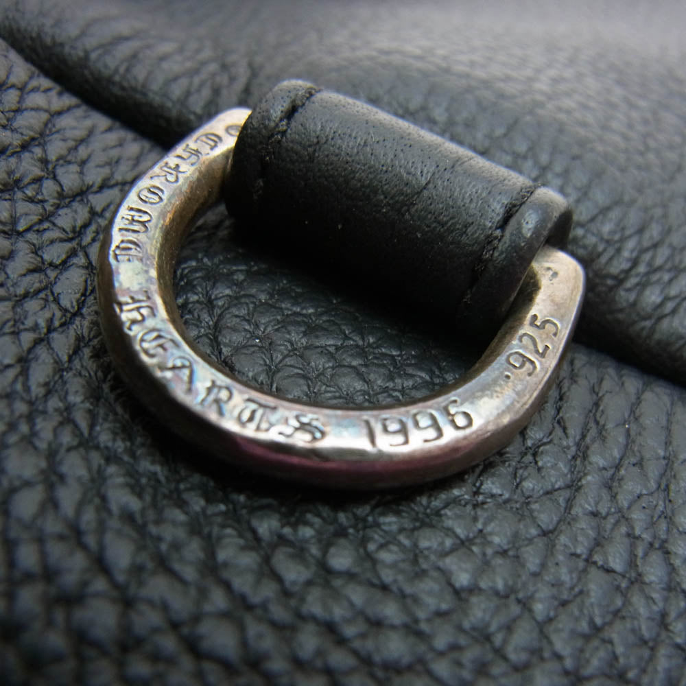 CHROME HEARTS クロムハーツ（原本無） #1 SNAT PACK スナットパック ダガージップ ガンスリンガーベルト レザー ウエストバッグ ブラック系【中古】