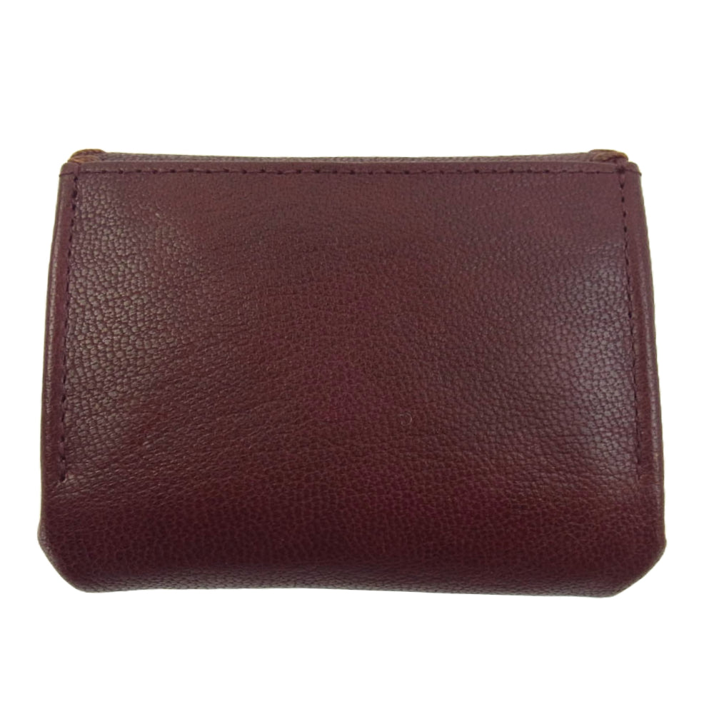 genten ゲンテン 4456694 コルネット コンパクトウォレット ミニ財布 ブラウン系【中古】