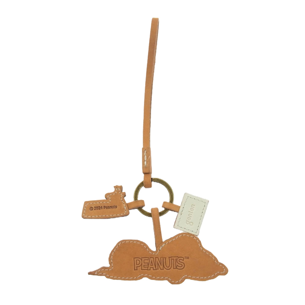 genten ゲンテン 4612607 × PEANUTS ピーナッツ スヌーピー Love letter わくわくチャーム キーホルダー ホワイト系【中古】