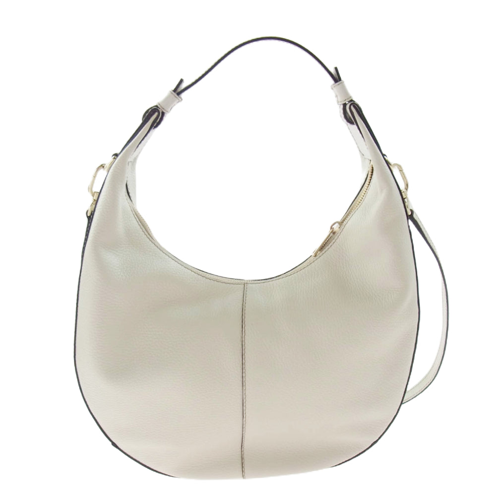 Furla フルラ ミアステラ ホーボーバッグ ホワイト系【中古】