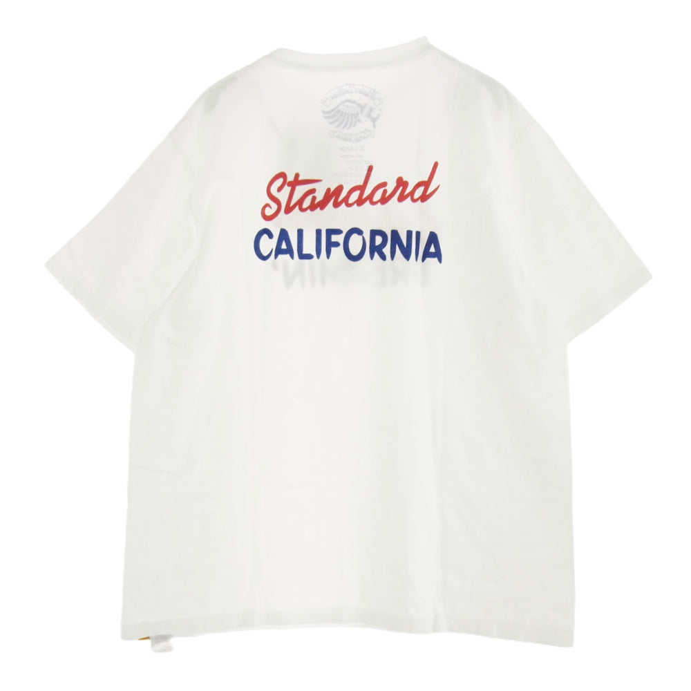 STANDARD CALIFORNIA スタンダードカリフォルニア SD California Dreamin’ T プリント 半袖 Tシャツ ホワイト系 XL【新古品】【未使用】【中古】