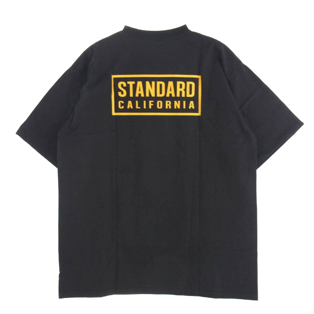 STANDARD CALIFORNIA スタンダードカリフォルニア SD Heavyweight Box Logo T ヘヴィーウェイト ボックスロゴ 半袖 Tシャツ ブラック系 XL【新古品】【未使用】【中古】