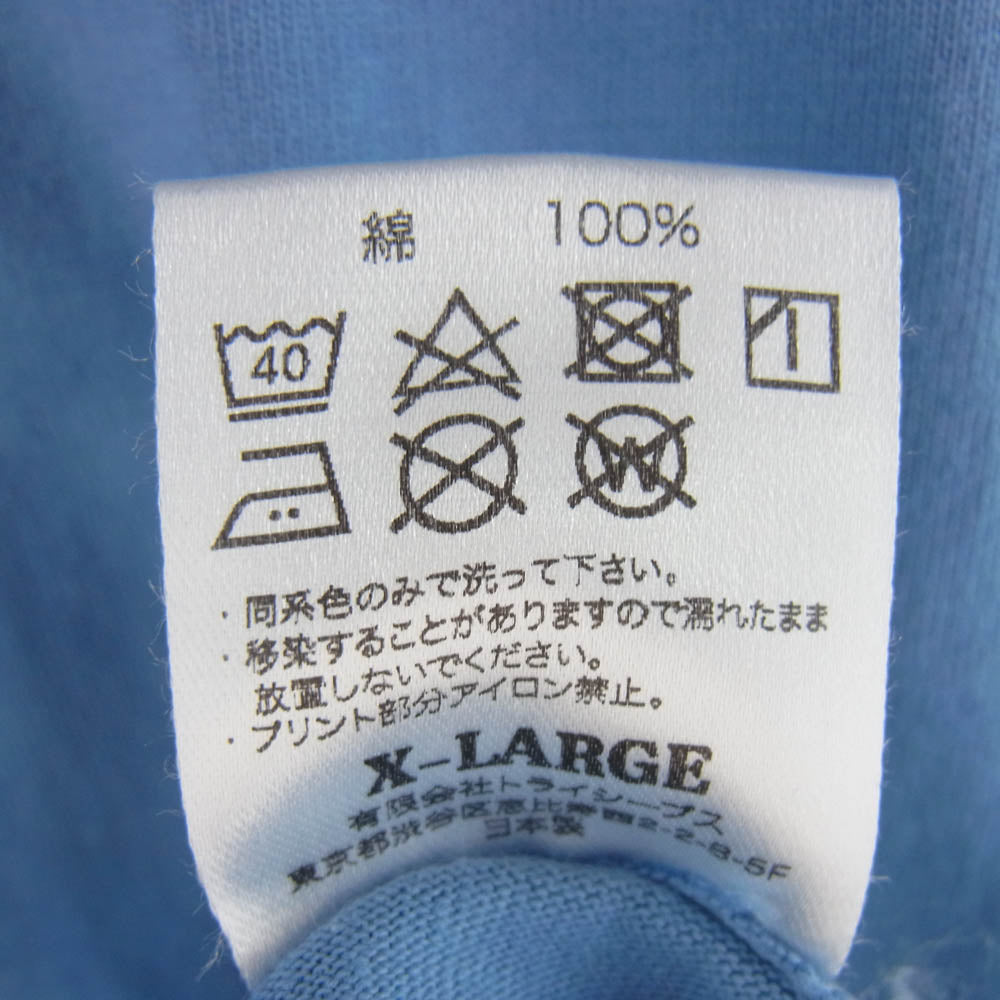 STANDARD CALIFORNIA スタンダードカリフォルニア SD Heavyweight Box Logo T ヘヴィーウェイト ボックスロゴ Tシャツ ロンT 水色 ライトブルー系 XL【新古品】【未使用】【中古】