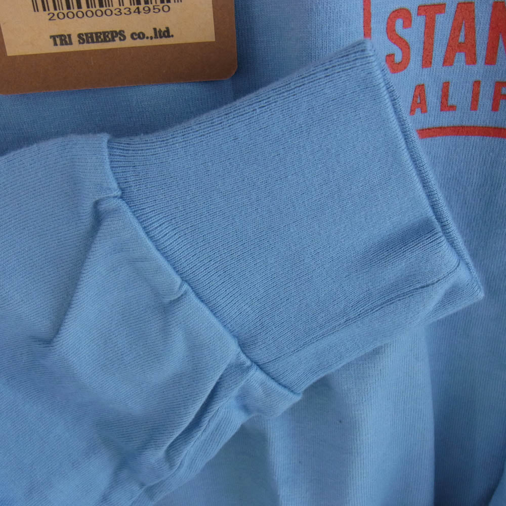 STANDARD CALIFORNIA スタンダードカリフォルニア SD Heavyweight Box Logo T ヘヴィーウェイト ボックスロゴ Tシャツ ロンT 水色 ライトブルー系 XL【新古品】【未使用】【中古】