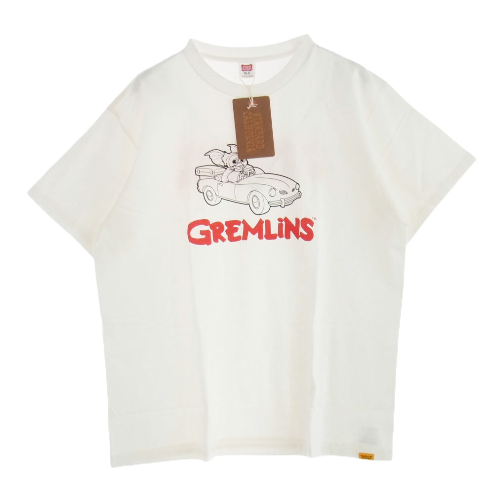 STANDARD CALIFORNIA スタンダードカリフォルニア × GREMLiNS グレムリン SD LOGO T & NICI STUFFED TOY Tシャツ ぬいぐるみセット ホワイト系 XL【新古品】【未使用】【中古】
