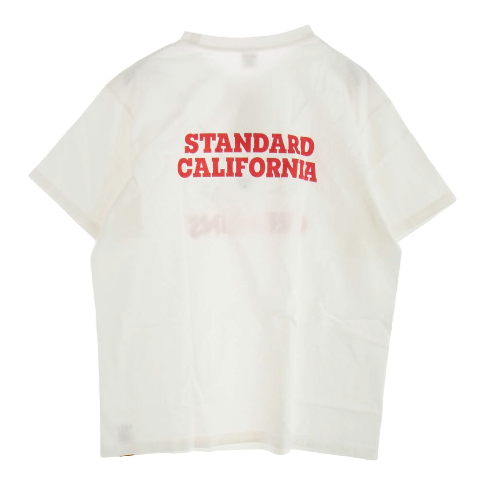 STANDARD CALIFORNIA スタンダードカリフォルニア × GREMLiNS グレムリン SD LOGO T & NICI STUFFED TOY Tシャツ ぬいぐるみセット ホワイト系 XL【新古品】【未使用】【中古】